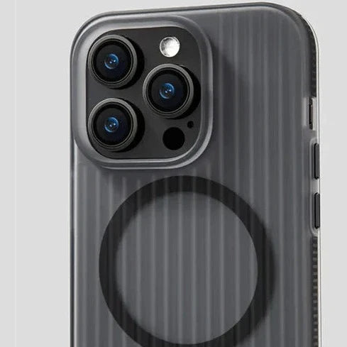 Flex Matt Corrugated Textured Magsafe Case For Iphone