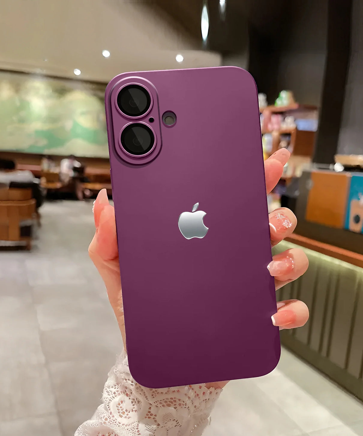 All Model Cover-Premium PC Matte with Shine Logo with Camera Protection