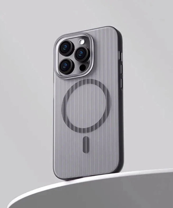 Flex Matt Corrugated Textured Magsafe Case For Iphone