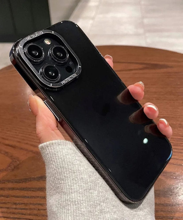 Protective Slim Transparent Tinted Case For iphone