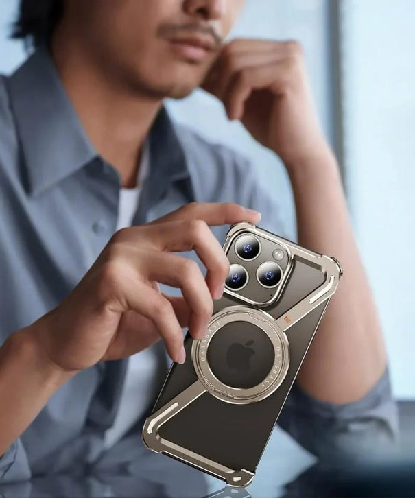 iphone Z Shape Aluminum Alloy 360° Rotation Metal Holder Cover