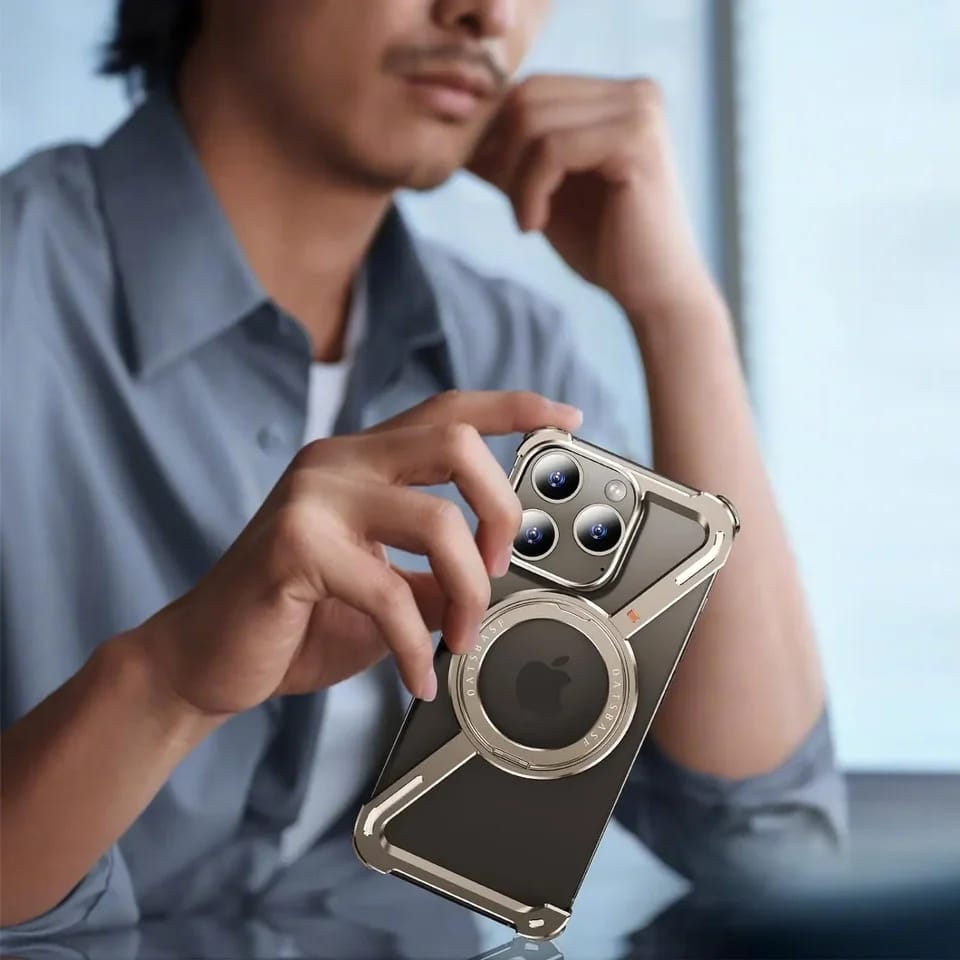 iphone Z Shape Aluminum Alloy 360° Rotation Metal Holder Cover