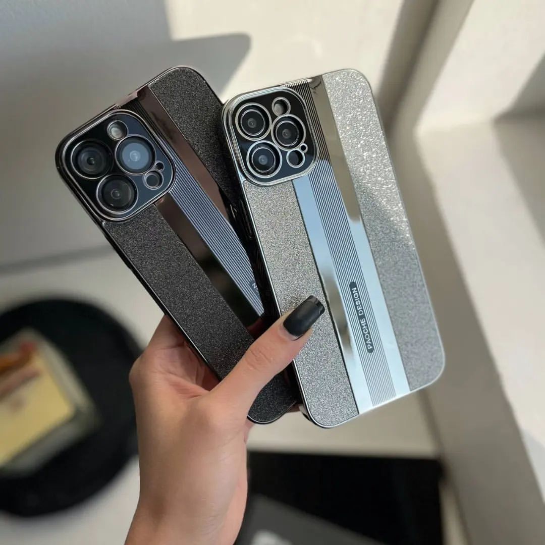 iPhone All Model Cover-Premium Quality Fashion Electroplating Shine Phone Case