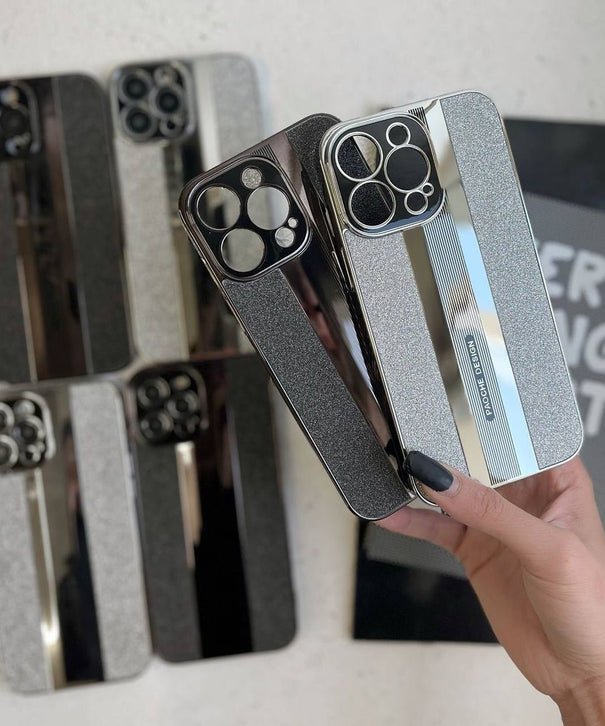 iPhone All Model Cover-Premium Quality Fashion Electroplating Shine Phone Case