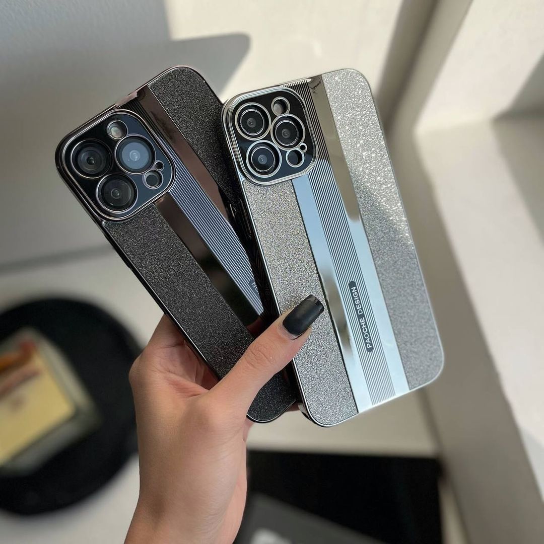 iPhone All Model Cover-Premium Quality Fashion Electroplating Shine Phone Case